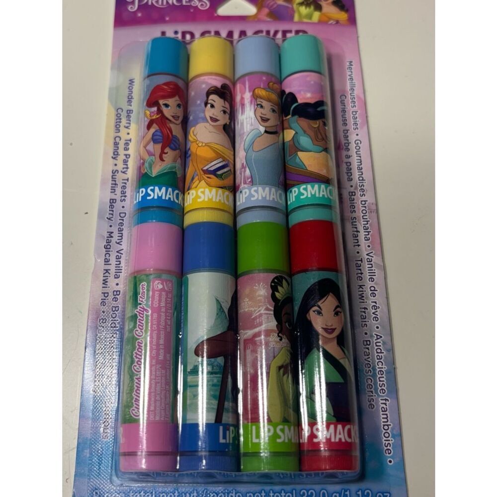 New Lip Smacker Disney Princess Lip Balm 8-Pack - Multicolor
